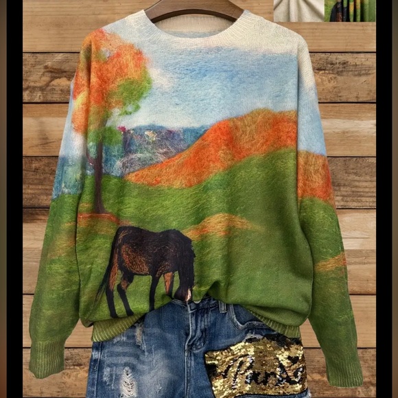 Sweaters - Horse sweater